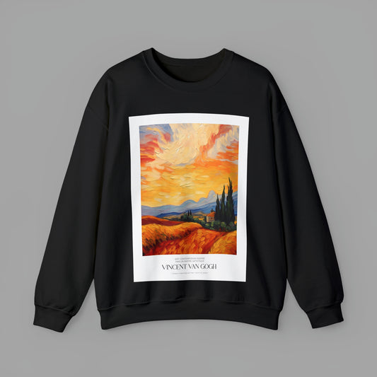 Vincent Van Gogh art graphic Crewneck Sweatshirt