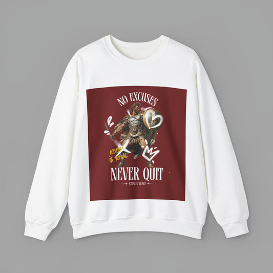 NEVER QUIT Pullover