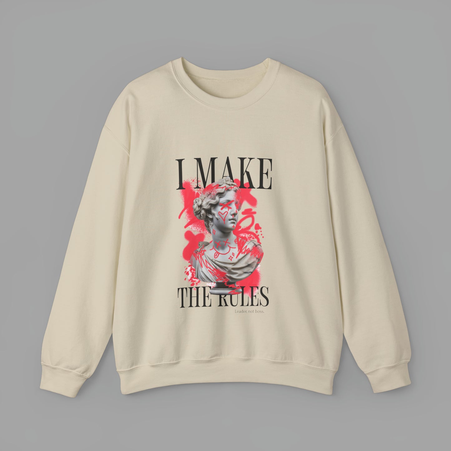 I MAKE THE RULLES Pullover