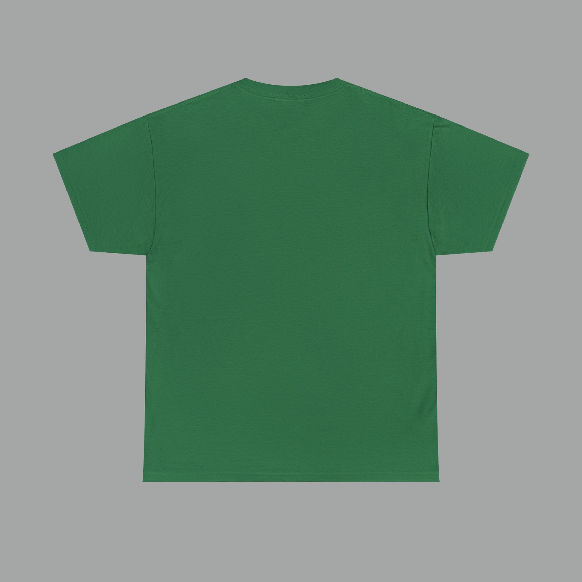 green t-shirt back