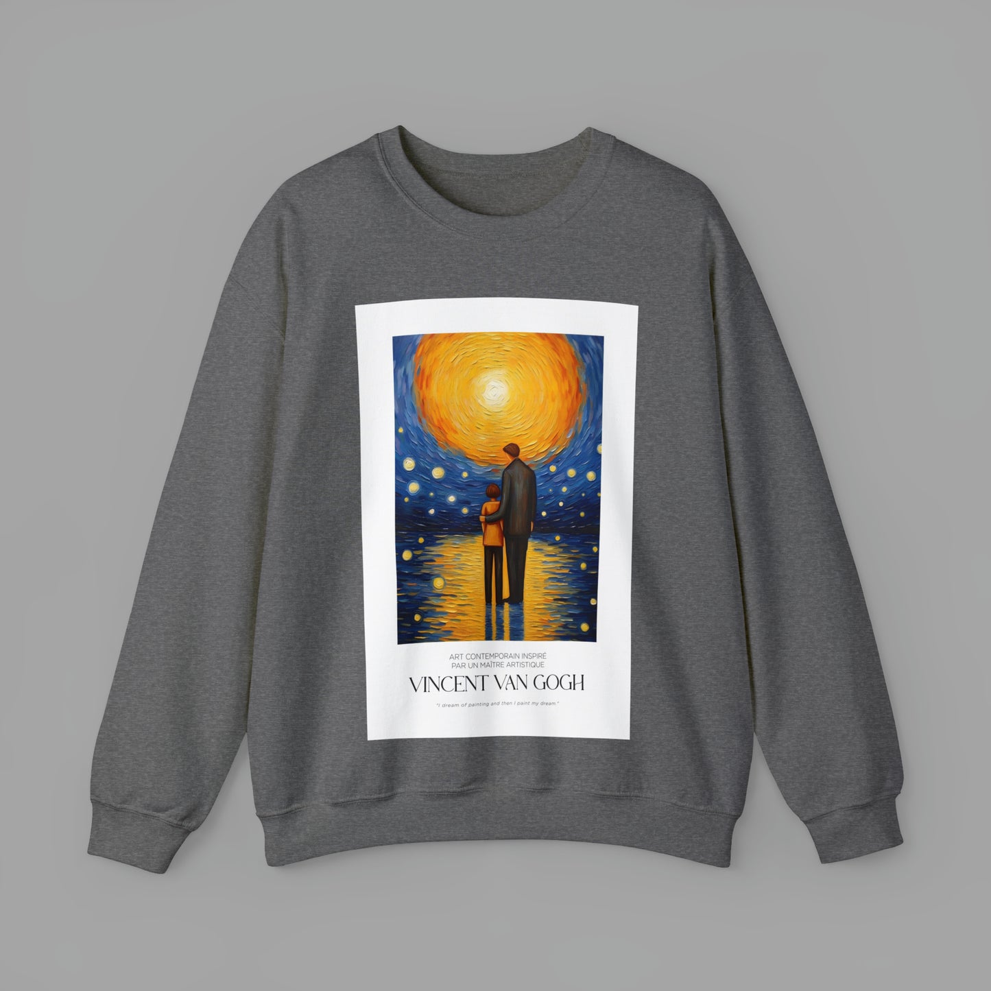Vincent Van Gogh art graphic Crewneck Sweatshirt